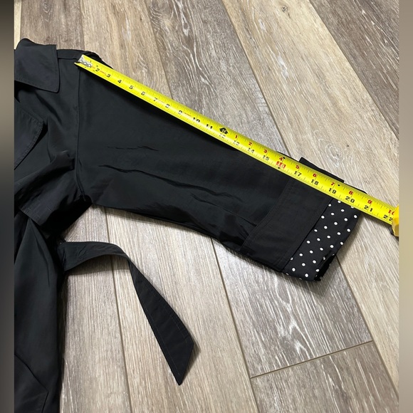 🛍️ Forecaster of Boston Black lightweight trench jacket size P7/8 - Picture 7 of 13